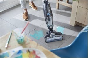 Odkurzacz ręczny Bissell Bissell Vacuum Cleaner CrossWave C6 Cordless Select Cordless operating, Handstick, Washing function, 36 V, Operating time (max) 25 min, Black/Titanium/Blue, Warranty 24 month(s) 5