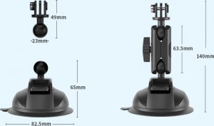Telesin Przyssawka Uchwyt Na Szybę Do Gopro Hero 11 10 9 8 / Te-suc-011 8