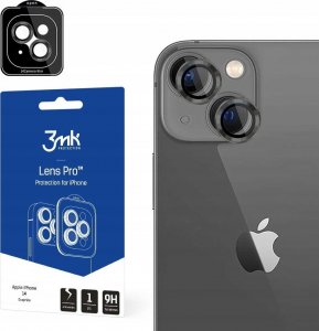 3MK Szkło hybrydowe na obiektyw aparatu 3MK Lens Protection Pro Apple iPhone 14 grafitowy/graphite 1