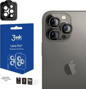 3MK Szkło hybrydowe na obiektyw aparatu 3MK Lens Protection Pro Apple iPhone 14 Pro/14 Pro Max grafitowy/graphite 1