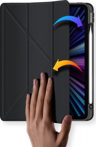 Etui na tablet Dux Ducis Dux Ducis Magi etui do iPad Pro 11'' 2021 / 2020 / 2018 / iPad Air (4. generacji) pokrowiec smart cover z podstawką i schowkiem na Apple Pencil czarny 12