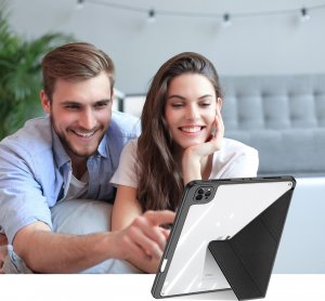 Etui na tablet Dux Ducis Dux Ducis Magi etui do iPad Pro 11'' 2021 / 2020 / 2018 / iPad Air (4. generacji) pokrowiec smart cover z podstawką i schowkiem na Apple Pencil czarny 17