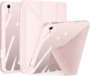 Etui na tablet Dux Ducis Dux Ducis Magi etui do iPad mini 2021 pokrowiec smart cover z podstawką i schowkiem na Apple Pencil różowy 1