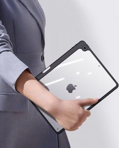 Etui na tablet Dux Ducis Dux Ducis Magi etui do iPad 10.2'' 2021 / 2020 / 2019 pokrowiec smart cover z podstawką i schowkiem na Apple Pencil różowy 4