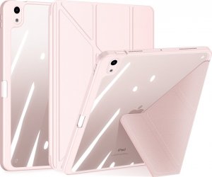 Etui na tablet Dux Ducis Dux Ducis Magi etui do iPad Air (5. generacji) / (4. generacji) pokrowiec smart cover z podstawką i schowkiem na Apple Pencil różowy 1