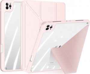 Etui na tablet Dux Ducis Dux Ducis Magi etui do iPad Pro 12.9'' 2021 / 2020 / 2018 pokrowiec smart cover z podstawką i schowkiem na Apple Pencil różowy 1