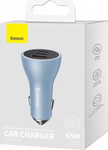 Ładowarka Baseus Golden Contactor Pro Jednoczęściowa 1x USB-A 2x USB-C 3 A  (6932172612825) 21