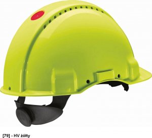 3M G3000 - hełm przemysłowy - biały. 2