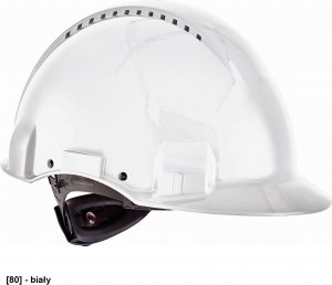 3M G3000 - hełm przemysłowy - biały. 4