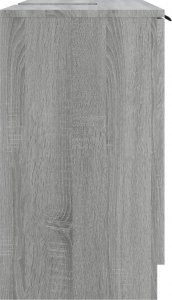 vidaXL Szafka łazienkowa, szary dąb sonoma, 64,5x33,5x59 cm 8
