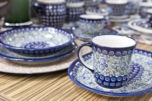 Bolesławiec Talerz głęboki 23cm Dekor 1073 3