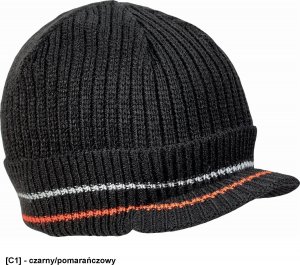 CERVA KNOXFIELD - czapka zimowa - czarny/czerwony M/L 3