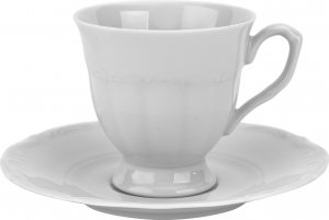 Ćmielów Serwis kawowy 6/21 Maria Teresa biała 15