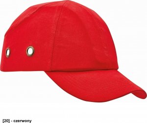 CERVA DUIKER - czapka ochronna - czerwony 1