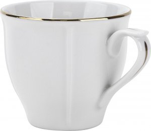 Lubiana Filiżanka 200 ml + spodek Maria złoty pasek 3