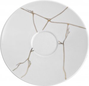 Karolina Filiżanka ze spodkiem 250ml Tektonika biała 6