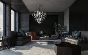 Lampa wisząca Witek Home Lampa wisząca Willow MD8618-10+5+5 4