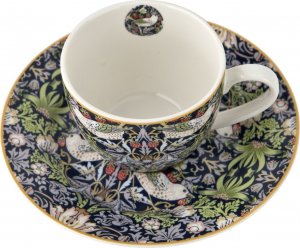 DUO Kpl. 2 filiżanek ze spod. "Strawberry Thiel Blue" 90ml 5