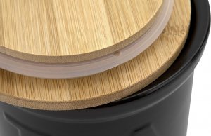 Konighoffer Kpl. 3 pojemników czarny mat 2