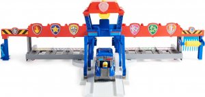 Spin Master Psi Patrol Big Truck Pups Wielki Garaż Truck Stop HQ + pojazd ciężarówka Chase 4