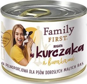 Family First FamilyFirst Bogata w kurczaka+buraki small 200g 1