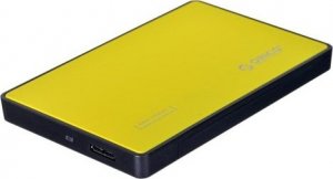 Kieszeń Orico Obudowa HDD/SSD 2,5", USB-A 3.1, ALU, Żółty 1