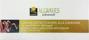 Allwaves Reconstructuring Keratin Lotion Odmładzający lotion do włosów z keratyną 12x10 ml 1