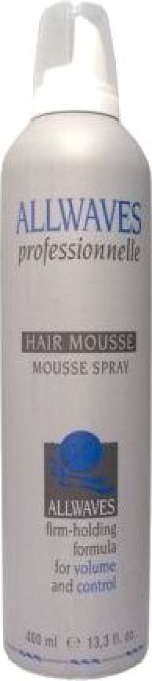 Allwaves Hair Mousse Mocna Pianka do włosów 400 ml 1