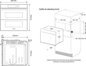 Piekarnik Samsung NV7B4425ZAS 3