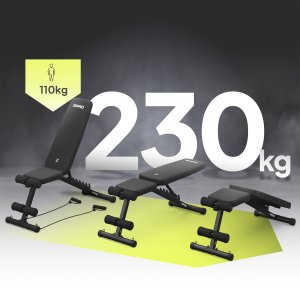 Ławeczka do ćwiczeń Zipro Tempo z ekspanderami 7