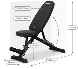 Ławka treningowa regulowana Zipro Jacked 3