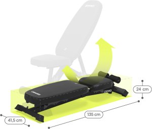 Ławka treningowa regulowana Zipro Jacked 4