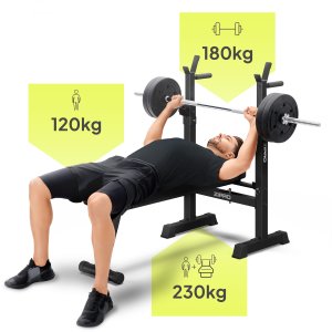 Ławka prosta pod sztangę Zipro Core (składana) 2