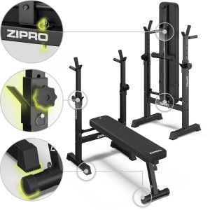 Ławka prosta pod sztangę Zipro Core (składana) 10