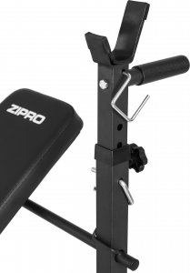 Ławeczka pod sztangę z modlitewnikiem, prasą do nóg i prasą do rozpiętek Zipro Ripped 20