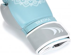 YakimaSport Rękawice kobiece MANDALA BLUE/GREY 8 oz 2