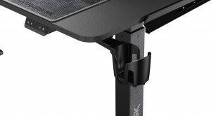 Biurko Ultradesk Winger Czarne 155 cm x 111 cm 11