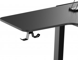 Biurko Ultradesk Winger Czarne 155 cm x 111 cm 13