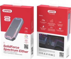 Kieszeń Unitek M.2 PCIe NVMe/M.2 SATA - USB-C 3.2 Gen 2 (S1210B) 4