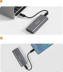Kieszeń Zenwire na dysk SSD SATA PCIe M.2 COMBO USB 3.0 USB-C 3.1 M2 4