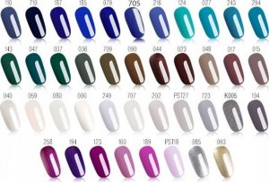 Cosmetics Zone Lakier hybrydowy hipoalergiczny czerwony koralowy 7ml - Coral Red 161 7