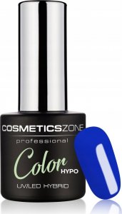 Cosmetics Zone Lakier hybrydowy hipoalergiczny ciemny niebieski 7ml - Parisian Blue 185 1