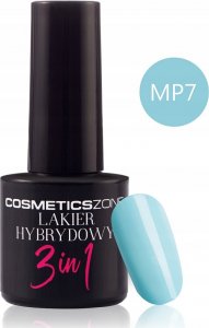 Cosmetics Zone Lakier hybrydowy 3w1 kolor błękitny - MP7 1