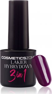 Cosmetics Zone Lakier hybrydowy 3w1 kolor fioletowy - M123 1