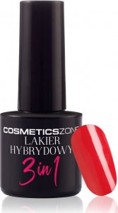 Cosmetics Zone Lakier hybrydowy 3w1 kolor czerwony - M112 1