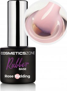 Cosmetics Zone Baza kauczukowa jasny róż Rubber Base Rose Pudding 7ml 1