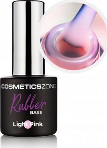 Cosmetics Zone Baza kauczukowa różowa Rubber Base Light Pink 7ml 1