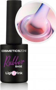 Cosmetics Zone Baza kauczukowa różowa Rubber Base Light Pink 15ml 1