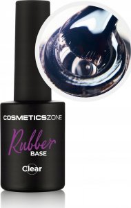 Cosmetics Zone Baza kauczukowa przezroczysta Rubber Base Clear 15ml 1