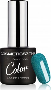 Cosmetics Zone Lakier hybrydowy brokatowy turkusowy flash effect 7ml - My Precious! 904 1
